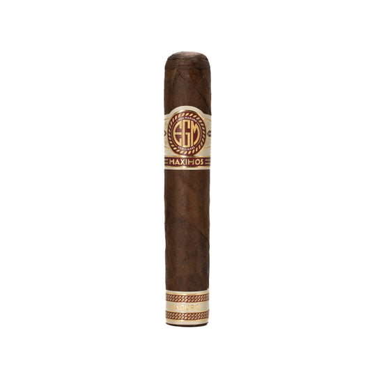 Single EGM Maduro Maximos cigar, 132mm by 56 ring gauge, with its Linea Maduro band