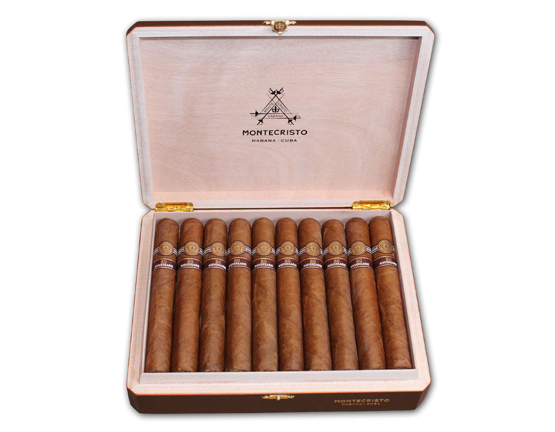 Montecristo 80 Aniversario Cigar - Cuban Cigars Prices Online – EGM Cigars