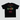 EGM La Lisa black T-shirt, front graphic