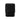 HALO cigar case in black leather, back view