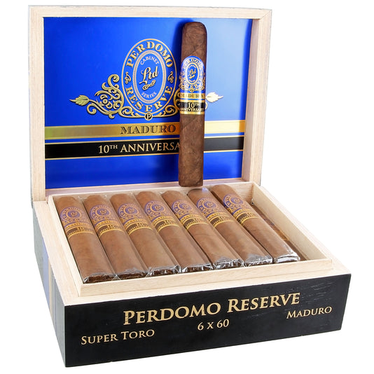 PERDOMO RESERVE 10th ANNIVERSARY - Maduro Super Toro
